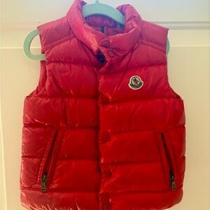 Moncler Red Puffer Vest